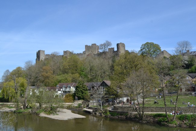 Dinham Bridge View over River Teme