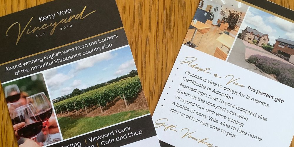 Kerry Vale Vineyard Leaflet