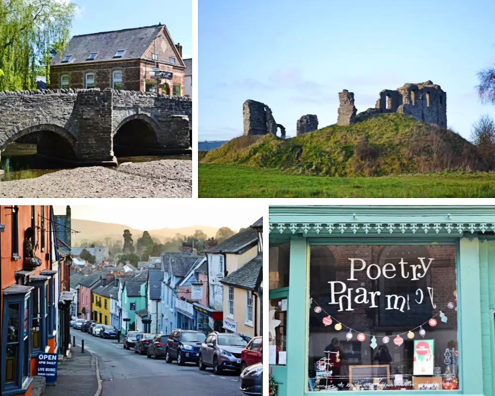 Enjoy a day out visiting local villages such as Clun and Bishops Castle