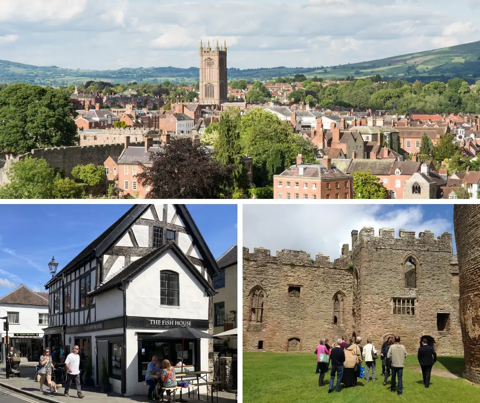 Visit the medieval market town of Ludlow, steeped in history